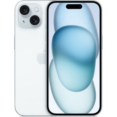 Смартфон Apple iPhone 15 512 ГБ, Dual: nano SIM + eSIM, голубой - фото 14747