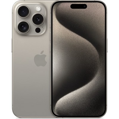 Смартфон Apple iPhone 15 Pro 512 ГБ, Dual: nano SIM + eSIM, титан - фото 14835