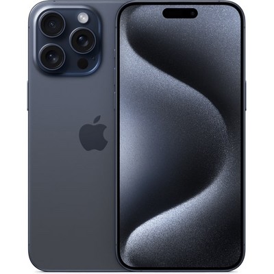 Смартфон Apple iPhone 15 Pro Max 256 ГБ, Dual: nano SIM + eSIM, синий титан - фото 14875
