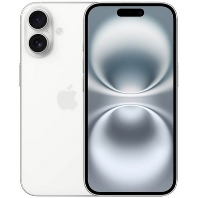 Смартфон Apple iPhone 16 256GB eSIM White  - фото 21032