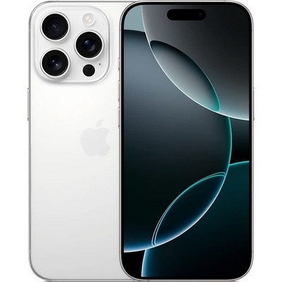Смартфон Apple iPhone 16 Pro 1TB SIM + eSIM White Titanium  - фото 21225