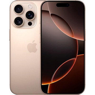 Смартфон Apple iPhone 16 Pro 512GB SIM + eSIM Desert Titanium  - фото 21219