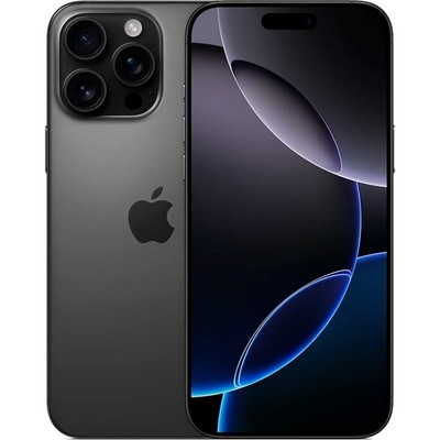 Смартфон Apple iPhone 16 Pro Max 512GB SIM + eSIM Black Titanium  - фото 15597