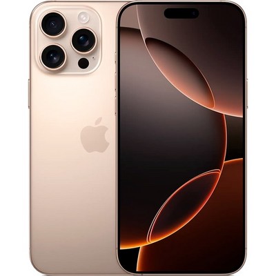 Смартфон Apple iPhone 16 Pro Max 256GB Dual SIM Desert Titanium  - фото 15317