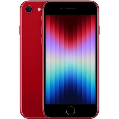 Смартфон Apple iPhone SE 2022 128 ГБ, nano SIM+eSIM, (PRODUCT)RED - фото 4590