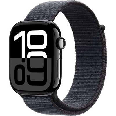 Умные часы Apple Watch Series 10 GPS 46mm Jet Black Aluminum Ink Sport Loop - фото 16196