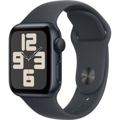 Умные часы Apple Watch SE 2 (2024) GPS 40mm Midnight Aluminium Midnight Sport Band - фото 16244