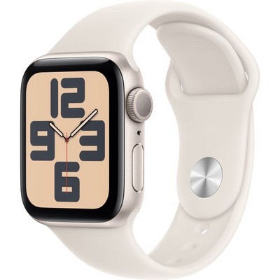 Умные часы Apple Watch SE 2 (2024) GPS 40mm Starlight Aluminium Starlight Sport Band - фото 16247