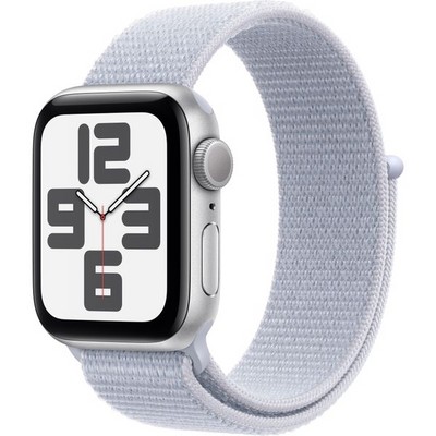 Умные часы Apple Watch SE 2 (2024) GPS 40mm Silver Aluminium Blue Cloud Sport Loop - фото 16255