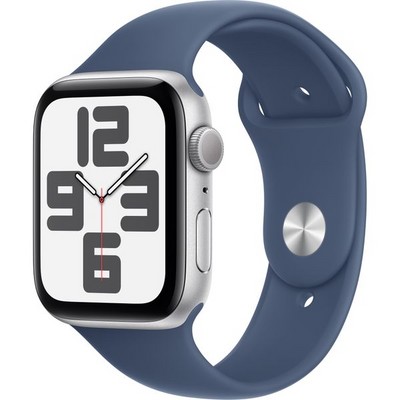 Умные часы Apple Watch SE 2 (2024) GPS 44mm Silver Aluminium Denim Sport Band - фото 16262