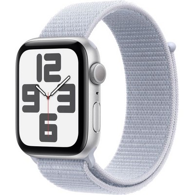 Умные часы Apple Watch SE 2 (2024) GPS 44mm Silver Aluminium Blue Cloud Sport Loop - фото 16270