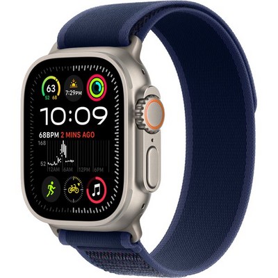 Умные часы Apple Watch Ultra 2 (2024) GPS + Cellular 49mm Natural Trail Loop Blue - фото 16291