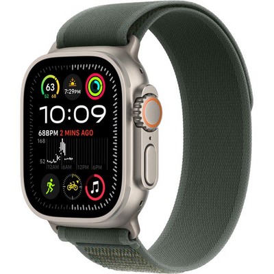Умные часы Apple Watch Ultra 2 (2024) GPS + Cellular 49mm Natural Trail Loop Green - фото 22873