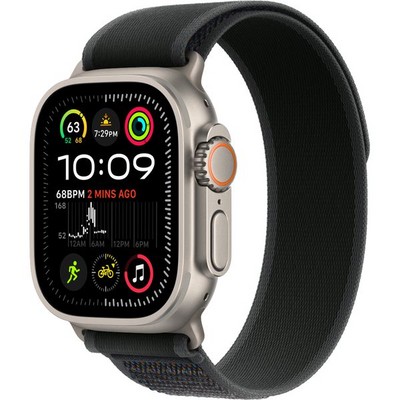 Умные часы Apple Watch Ultra 2 (2024) GPS + Cellular 49mm Natural Trail Loop Black - фото 22876
