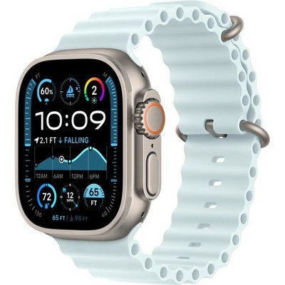 Умные часы Apple Watch Ultra 2 (2024) GPS + Cellular 49mm Natural Ocean Band Ice Blue - фото 16327