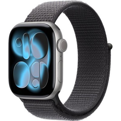 Умные часы Apple Watch Series 11, 42 mm, Space Gray Aluminium Dark Gray Sport Loop - фото 16387