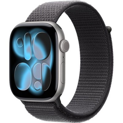 Умные часы Apple Watch Series 11, 46 mm, Space Gray Aluminium Dark Gray Sport Loop - фото 16526