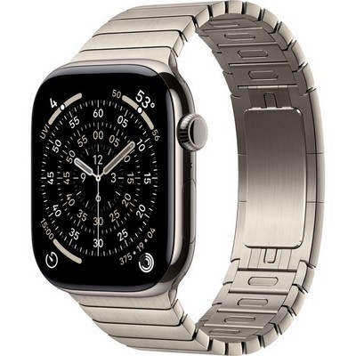 Умные часы Apple Watch Series 11, 46 mm, Natural Titanium Link Bracelet - фото 16661