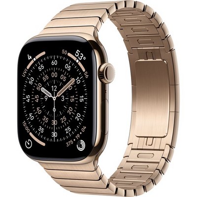 Умные часы Apple Watch Series 11, 46 mm, Gold Titanium Link Bracelet - фото 22915