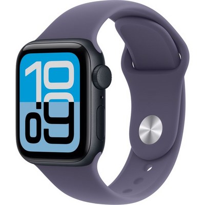 Умные часы Apple Watch SE 3, 40 mm, Midnight Aluminium Purple Fog Sport Band - фото 16671