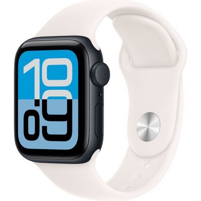 Умные часы Apple Watch SE 3, 40 mm, Midnight Aluminium Light Blush Sport Band - фото 16679