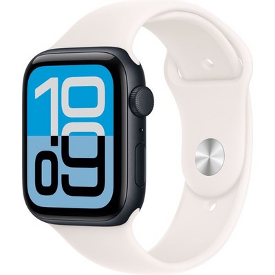 Умные часы Apple Watch SE 3, 44 mm, Midnight Aluminium Light Blush Sport Band - фото 16727