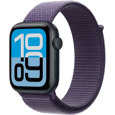 Умные часы Apple Watch SE 3, 44 mm, Midnight Aluminium Purple Fog Sport Loop - фото 16733