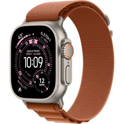 Умные часы Apple Watch Ultra 3, 49 mm, Natural Alpine Loop Terra Cotta - фото 22924