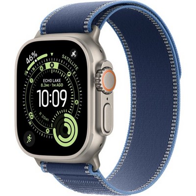 Умные часы Apple Watch Ultra 3, 49 mm, Natural Trail Loop Blue/Bright Blue - фото 22930