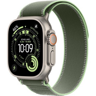 Умные часы Apple Watch Ultra 3, 49 mm, Natural Trail Loop Green/Neon - фото 16775