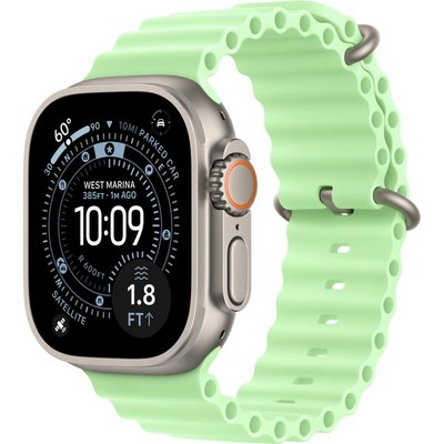 Умные часы Apple Watch Ultra 3, 49 mm, Natural Ocean Band Neon Green - фото 16781