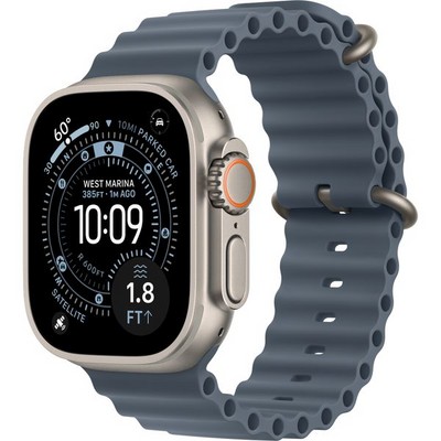 Умные часы Apple Watch Ultra 3, 49 mm, Natural Ocean Band Anchor Blue - фото 16784