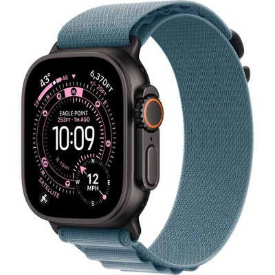 Умные часы Apple Watch Ultra 3, 49 mm, Black Alpine Loop Light Blue - фото 16792