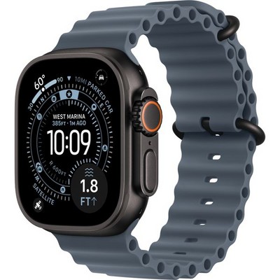 Умные часы Apple Watch Ultra 3, 49 mm, Black Ocean Band Anchor Blue - фото 16813