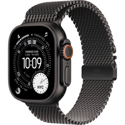 Умные часы Apple Watch Ultra 3, 49 mm, Black Titanium Milanese Loop - фото 16818