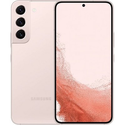 Смартфон Samsung Galaxy S22 8/256 ГБ, nano SIM+eSIM, розовый - фото 6627