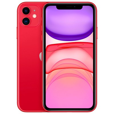 Смартфон Apple iPhone 11 256 ГБ, nano SIM+eSIM, (PRODUCT)RED - фото 4652