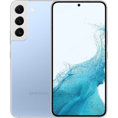Смартфон Samsung Galaxy S22 8/128 ГБ, nano SIM+eSIM, голубой - фото 6599