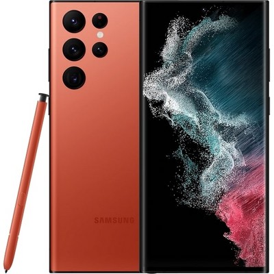 Смартфон Samsung Galaxy S22 Ultra 12/512 ГБ, nano SIM+eSIM, красный - фото 6914