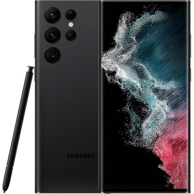 Смартфон Samsung Galaxy S22 Ultra 8/128 ГБ, nano SIM+eSIM, черный фантом - фото 6823
