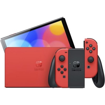 Игровая консоль Nintendo Switch OLED 64GB Mario Red Edition - фото 24172
