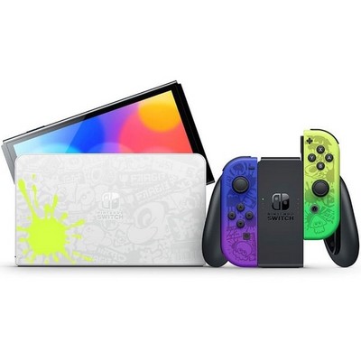 Игровая консоль Nintendo Switch OLED 64GB Splatoon 3 Edition - фото 24178