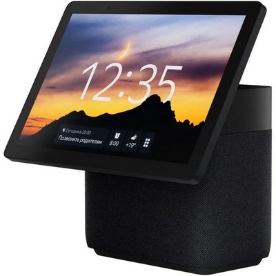 Умная колонка Яндекс Станция Дуо Макс с Zigbee, черный - фото 24299