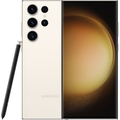 Смартфон Samsung Galaxy S23 Ultra 8/256 ГБ, nano SIM+eSIM, кремовый - фото 7173
