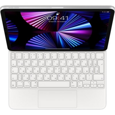 Клавиатура Apple Magic Keyboard для iPad Air 11" M2 (MJQJ3) White - фото 24711