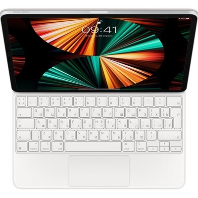 Клавиатура Apple Magic Keyboard для iPad Pro 12.9" 2021 White - фото 24740