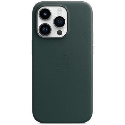 Чехол Apple iPhone 14 Pro Leather MagSafe - Forest Green - фото 24883