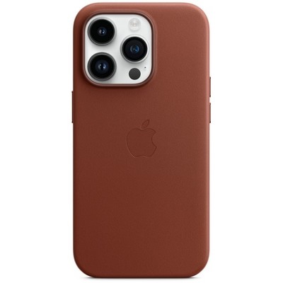 Чехол Apple iPhone 14 Pro Leather MagSafe - Umber - фото 24895