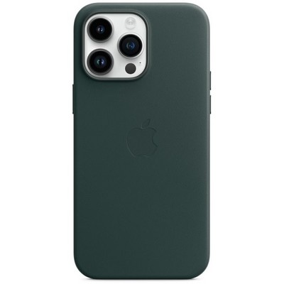Чехол Apple iPhone 14 Pro Max Leather MagSafe - Forest Green - фото 24902