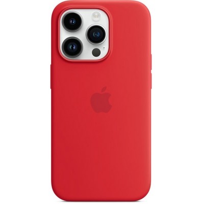 Чехол Apple iPhone 14 Pro Silicone MagSafe - (PRODUCT)RED - фото 24953